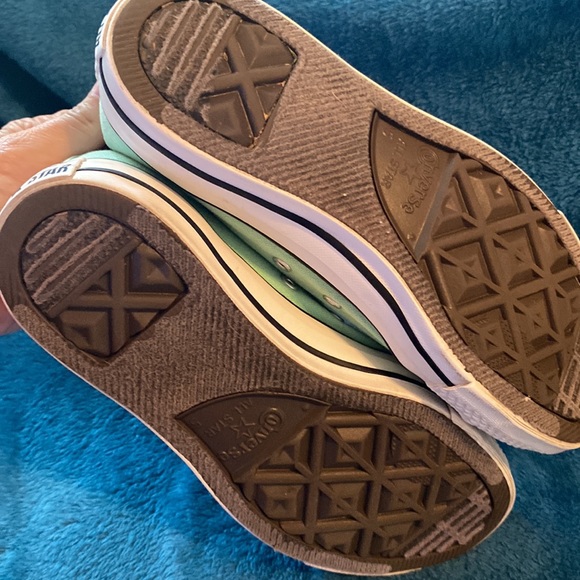 Converse All Star coke: Beach Glass mens 5 women’s 7 EUC, low top - Picture 4 of 7